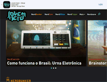 Tablet Screenshot of jovemnerd.com.br